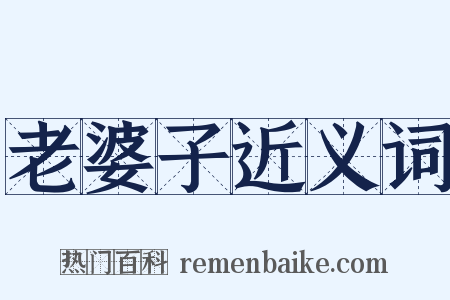 老婆子近义词是什么意思的图片